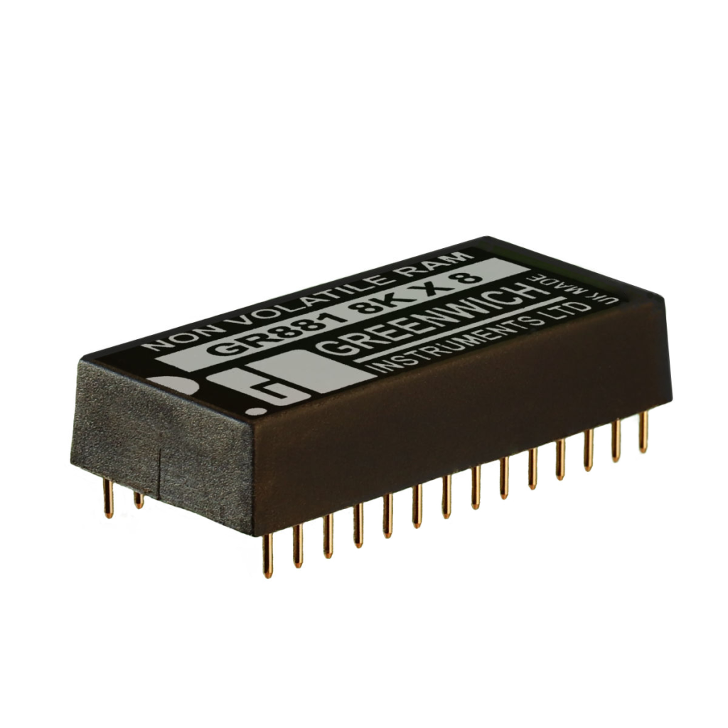 Greenwich Instruments GR881 Non Volatile RAM 8K X 8 Manufactured by Cephos Relays Limited in the UK